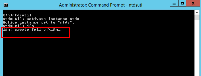 NTDSUTIL-IFM-Full
