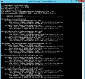check replication to specific domain controller
