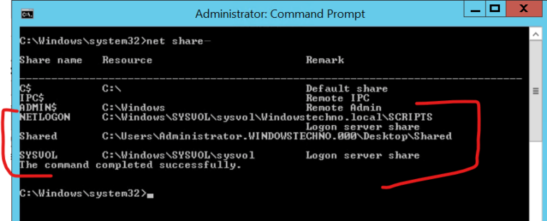 what-is-the-path-of-sysol-and-net-logon-folders-windowstechno