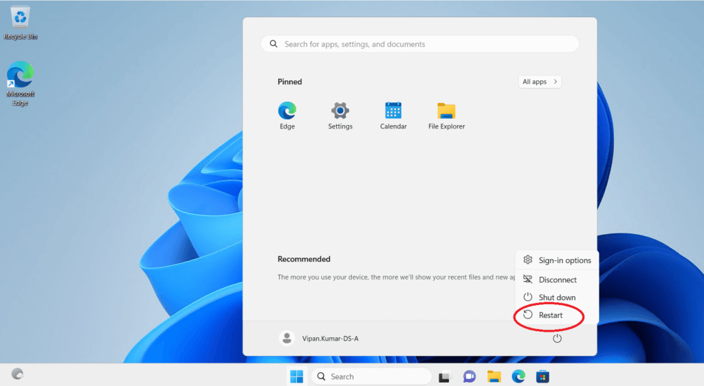 how to reboot your computer windows 7